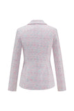 2-delad Ljusrosa Tweed Homecoming Outfits med fransar
