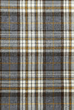 Brun Grå 2 Delad Notched Lapel Grid Mäns Baldräkter med fickor