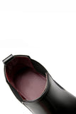 Svarta slip-on läderskor för herrfester