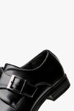 Bruna slip-On läderskor för herrfester