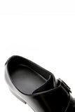 Bruna slip-On läderskor för herrfester