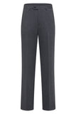 Slim Fit Peak Lapel Herrkostymer i tre delar grå kostymer