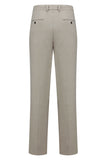 Khaki-notched kavajslag tredelade herrkostymer