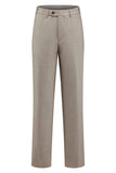 Herrkläder med mörk khaki Peak Lapel 3-delade kostymer
