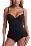 Svart magkontroll rumplyftande bodywear