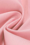 Notched lapel Blue A Line Enkelknäppt 1950-talsklänning