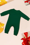 Grön Blå Träd Tryck Långärmad Jul Familj Matchande Pyjamas