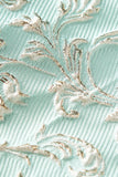 Mynta Sjal Slag En Knapp Jacquard Mäns baldräkter